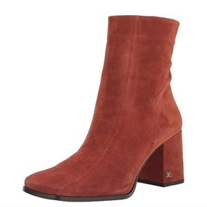 Sam Edelman | Mayla Suede Square Toe Ankle Boots